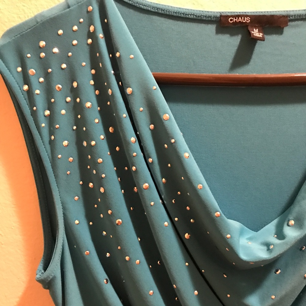 Turquoise Starry Night 🌌✨ Blouse