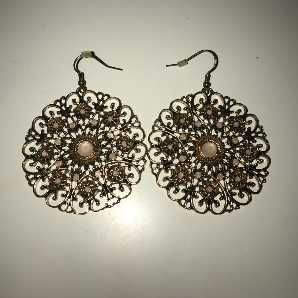 Gold Express Earrings
