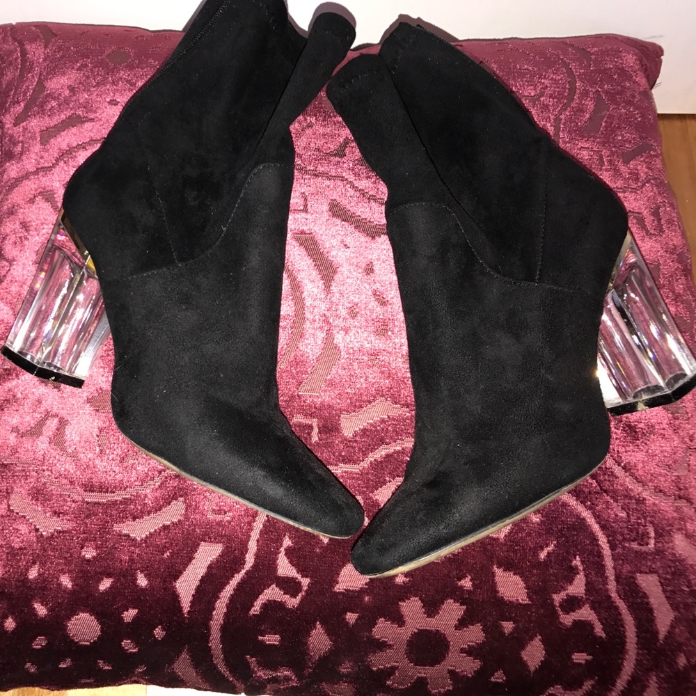 Clear heal sock booties