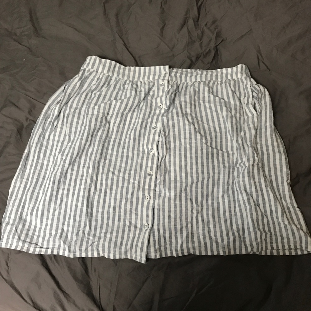 H&M Button Skirt