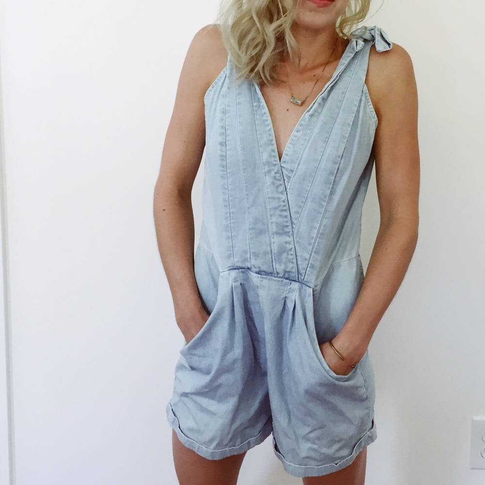 Kova & T Blue Jean Romper