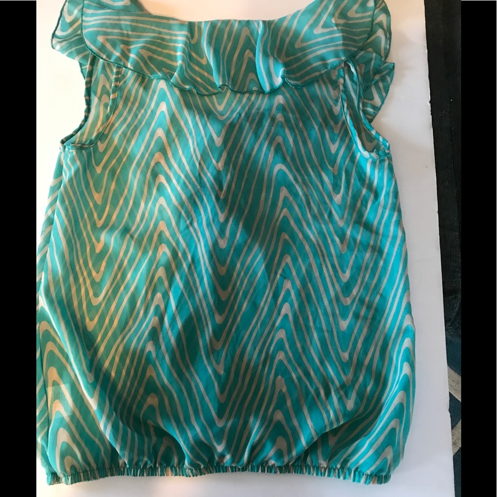 Kirra Ruffled Sheer Top - Picture 5 of 6