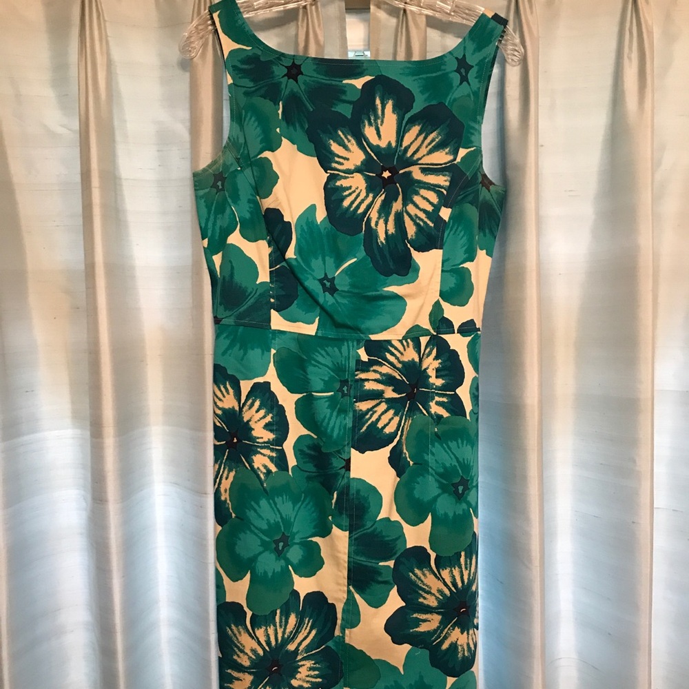 Express Turquoise&White Sun Dress.