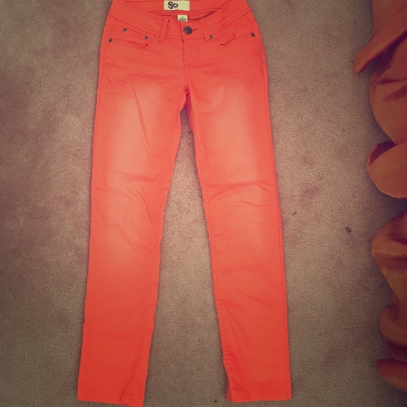 Peach fade out skinny jeans! - Picture 1 of 2