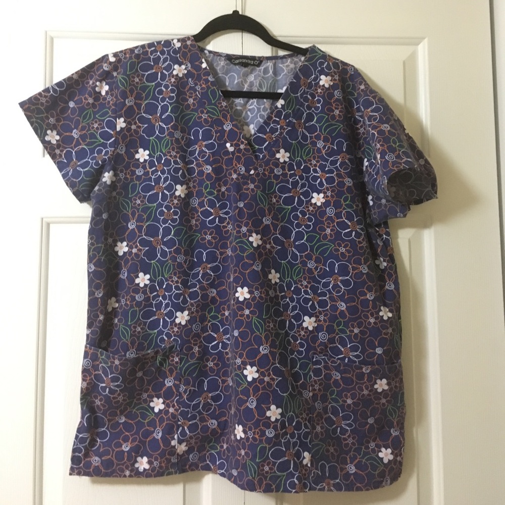 Fun Retro Scrub Top