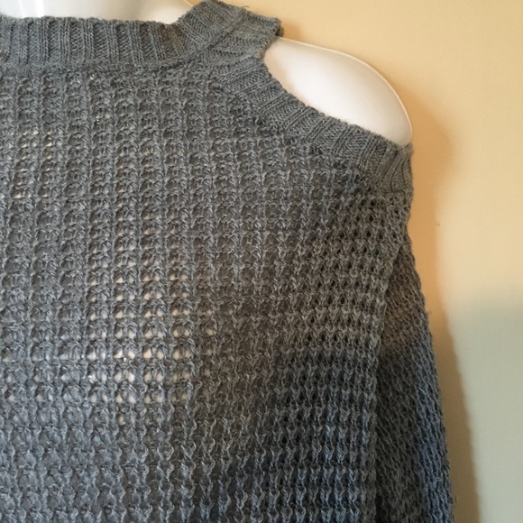 🌓 Say What New no Tag Cold Shoulder Sweater xl - Picture 2 of 3