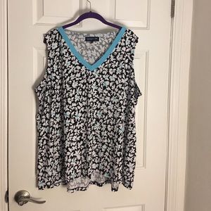 Fun sleeveless blouse from Jones New York