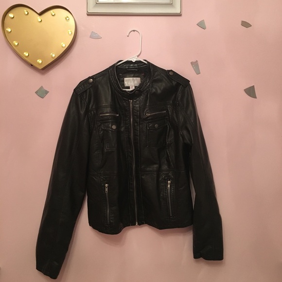 Xhilaration Jackets & Blazers - Womens Xhilaration Faux Leather Jacket