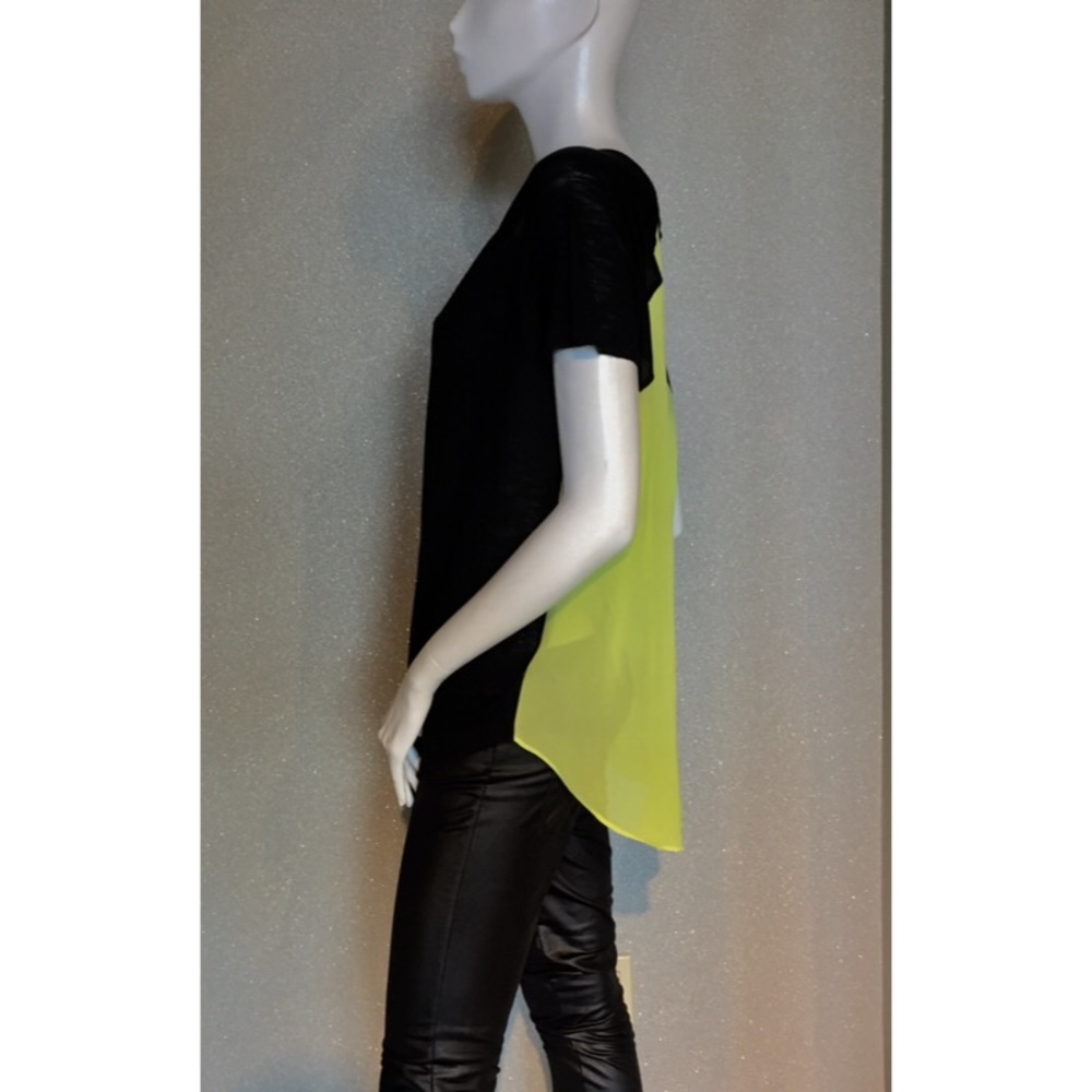 Express Neon Slit Back Top - Large (EUC)