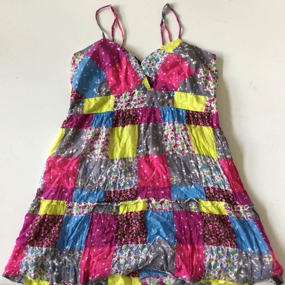 Apollo Dress Multicolor Floral and Shapes