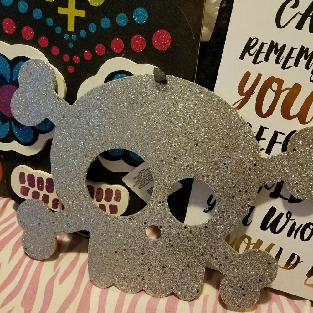 Halloween decor  sugar skulls