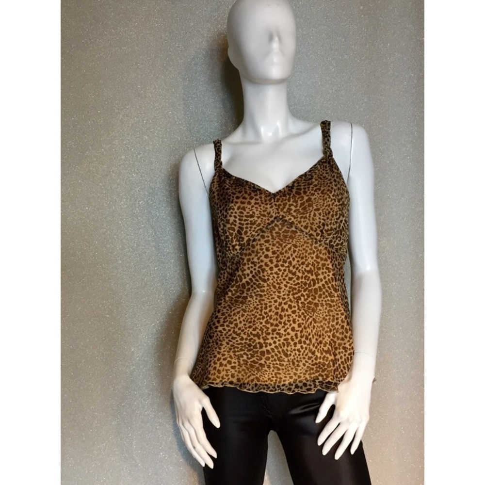 Spencer Jeremy Animal Print Top - Medium (NWOT)
