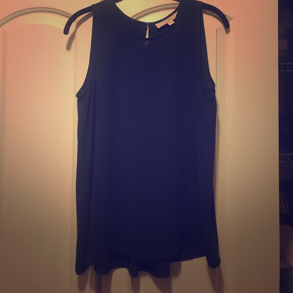Deep teal sleeveless shirt