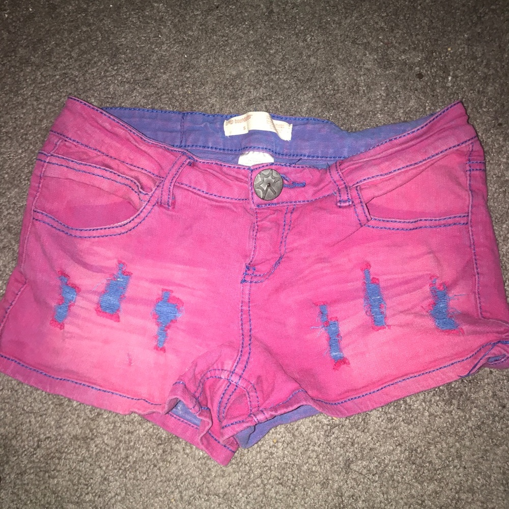 Pink and blue no boundaries size 5 shorts