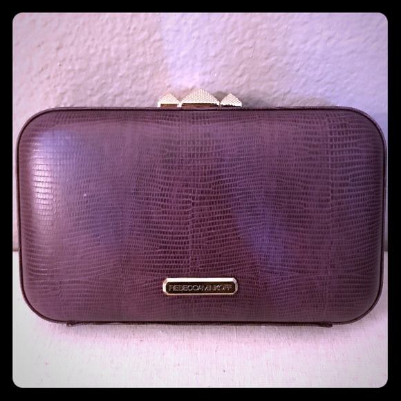Rebecca Minkoff Handbags - Rebecca minkoff clutch with gold shoulder strap