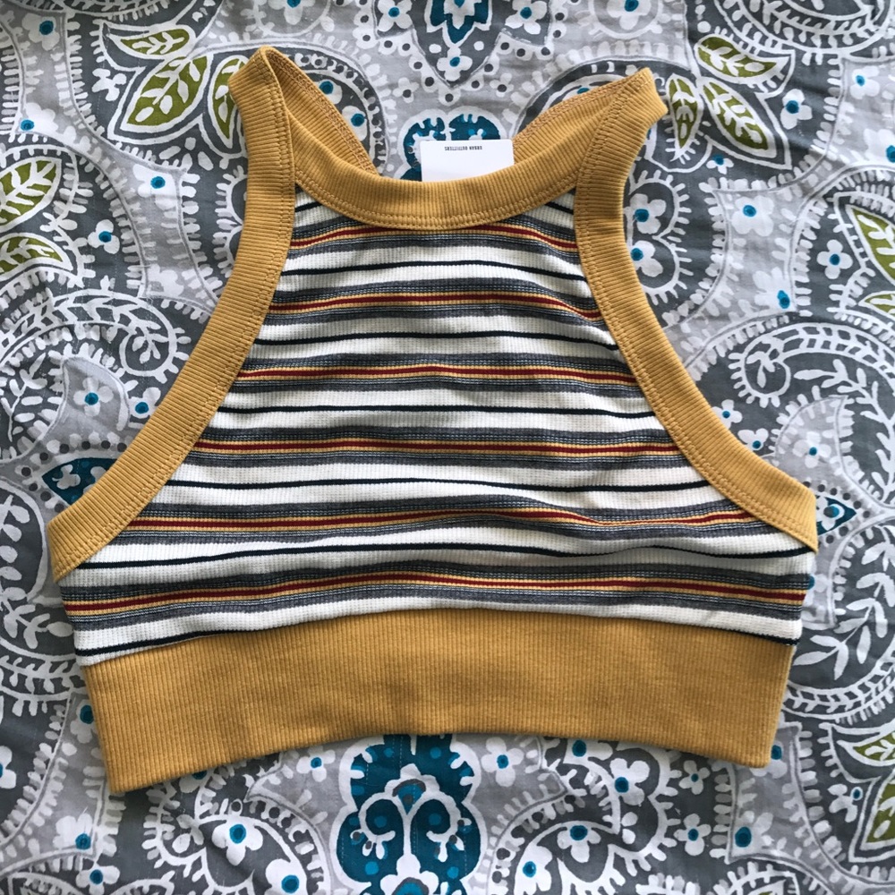 Striped Crop Top
