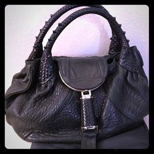Fendi Spy bag in nappa black