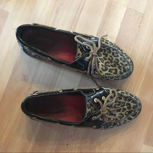 Cheetah Print Sperry Boat Shoe