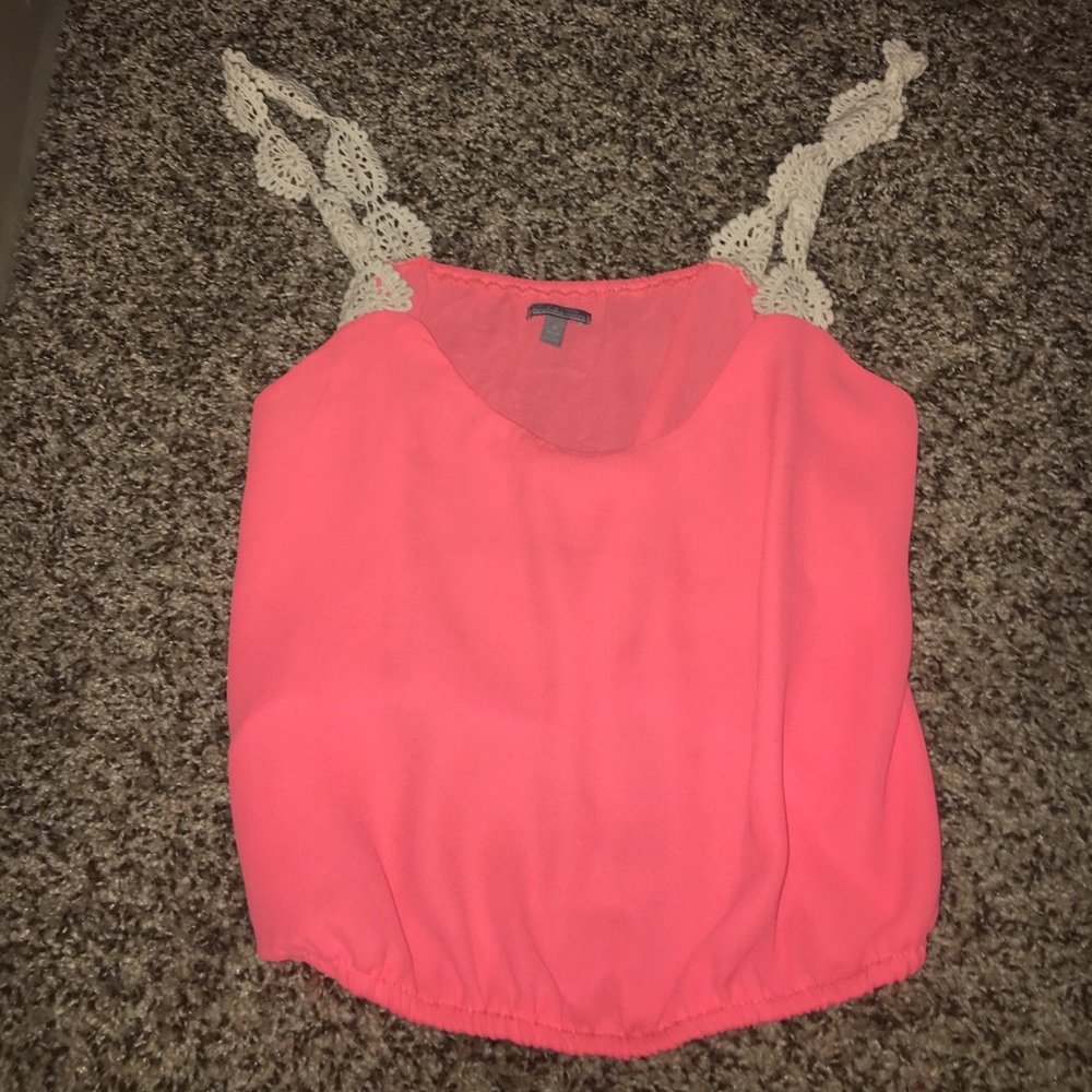 Pink crop top