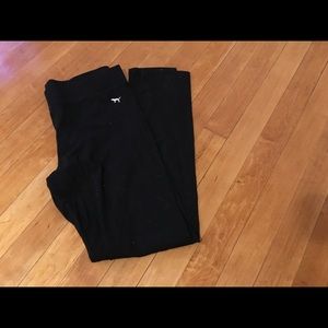 plain black PINK leggings