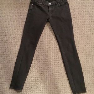 Loft Modern Super Skinny black jeans 2Petite