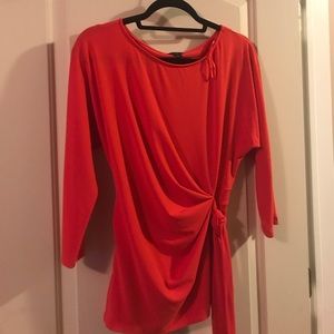 Bright coral Ann Taylor Blouse