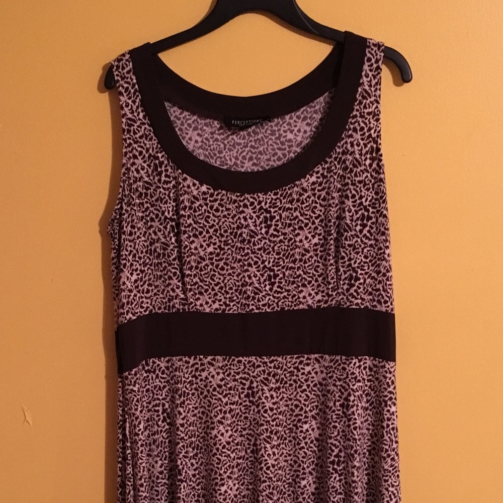 Slinky leopard print dress