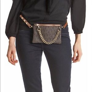 mk belt bag brown