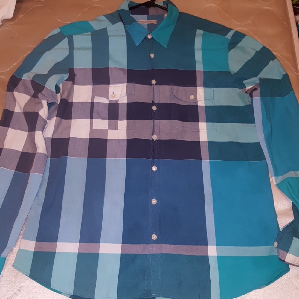 Mens Burberry Button Down
