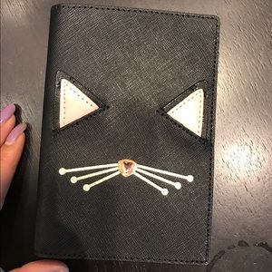 Kate Spade cat passport holder / case