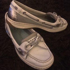 Sperry Topsider white casual shoes