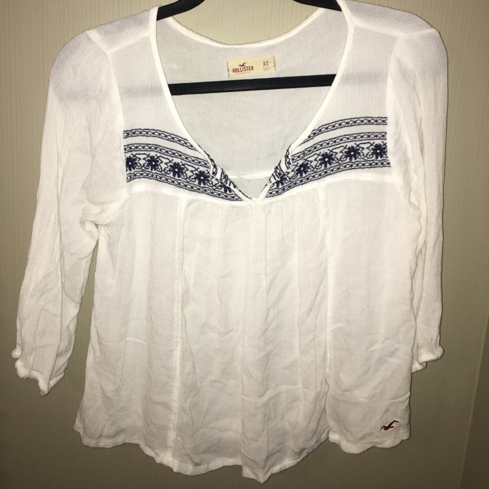 white peasant top