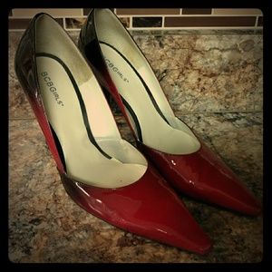BCBGirls pink and black pumps