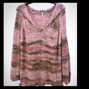 Oversized free people knit sweater