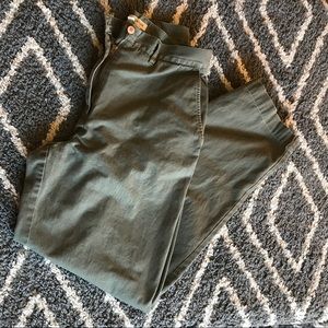 Vintage Ann Taylor high waist green khakis