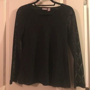 Lacey Black top, Perfect condition and barely worn