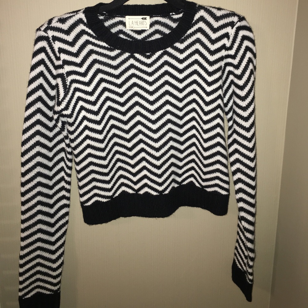 LA Hearts cropped sweater