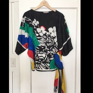 Vintage 7Os graphic top