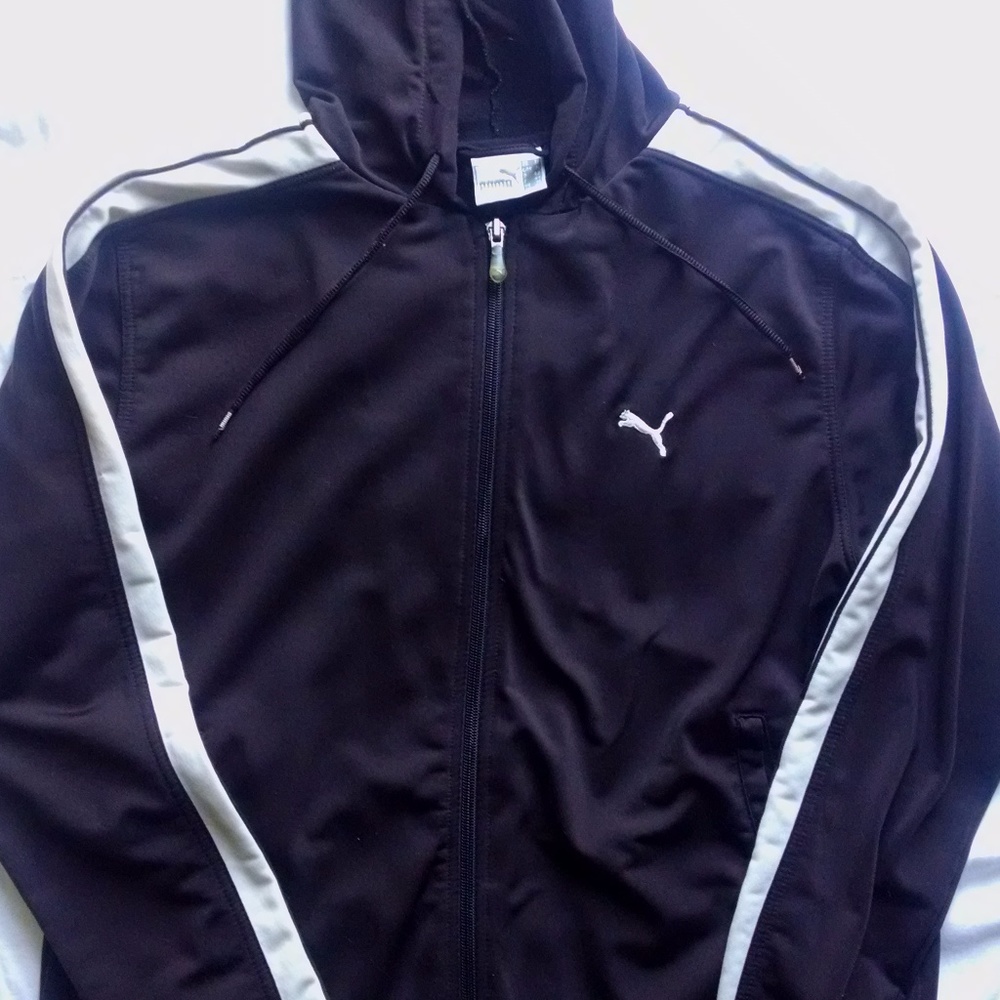 Puma brown xl stretch hoodie