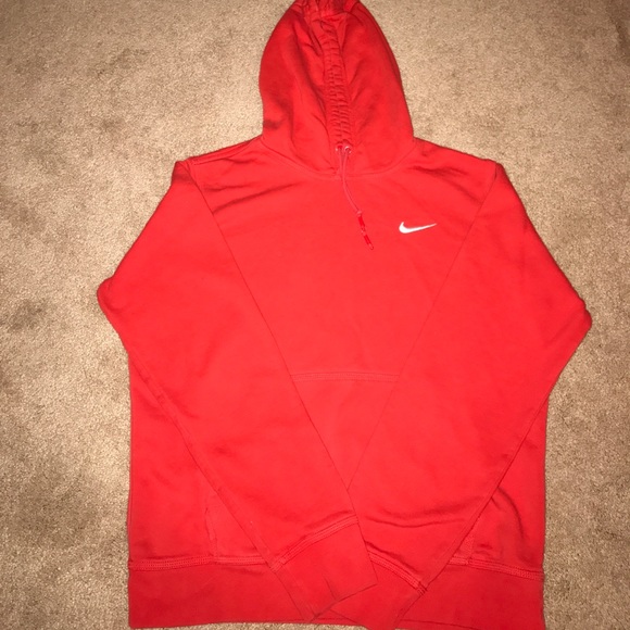 SOLD Men's Red Nike Hoodie - Picture 1 of 3