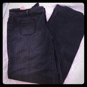 Wide Leg Loft Jeans Size 32/14 Petite