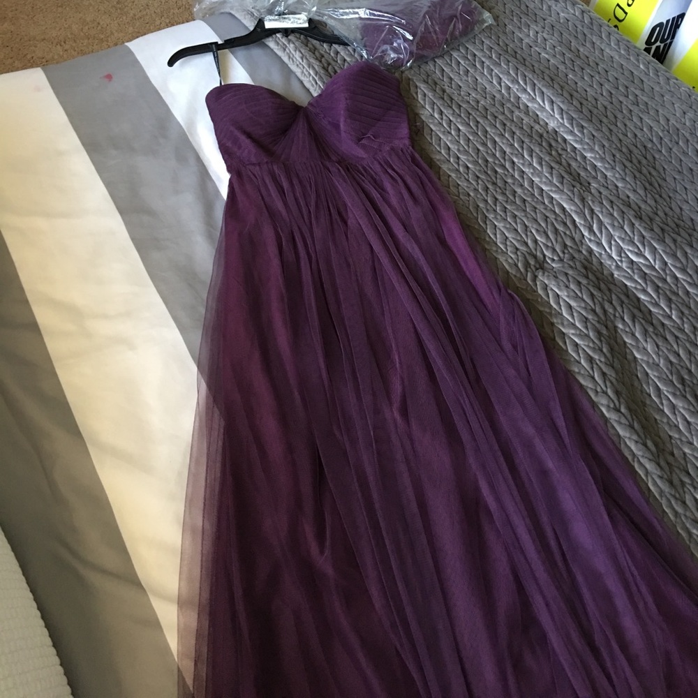 Jenny Yoo raisin color dress