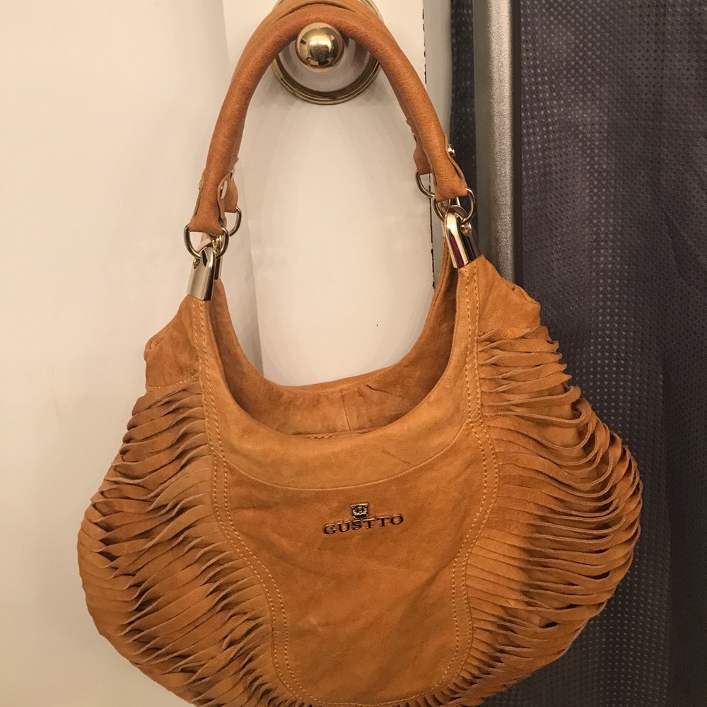 GUSTTO Masilia Leather Satchel Handbag