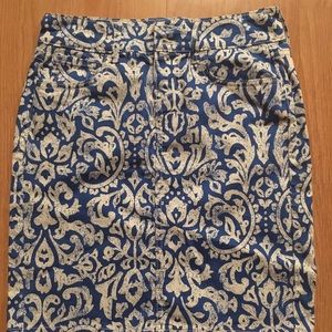 Stretchy Jean Skirt