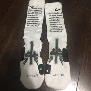 Custom John 3:16 Nike Elite Socks