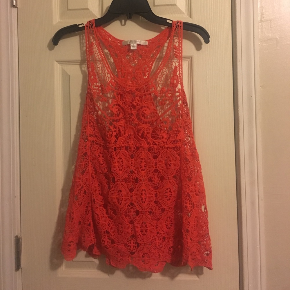 Lauren Conrad Crochet Tank