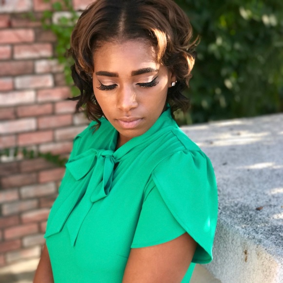 Emerald Green Jumpsuit - Picture 3 of 6