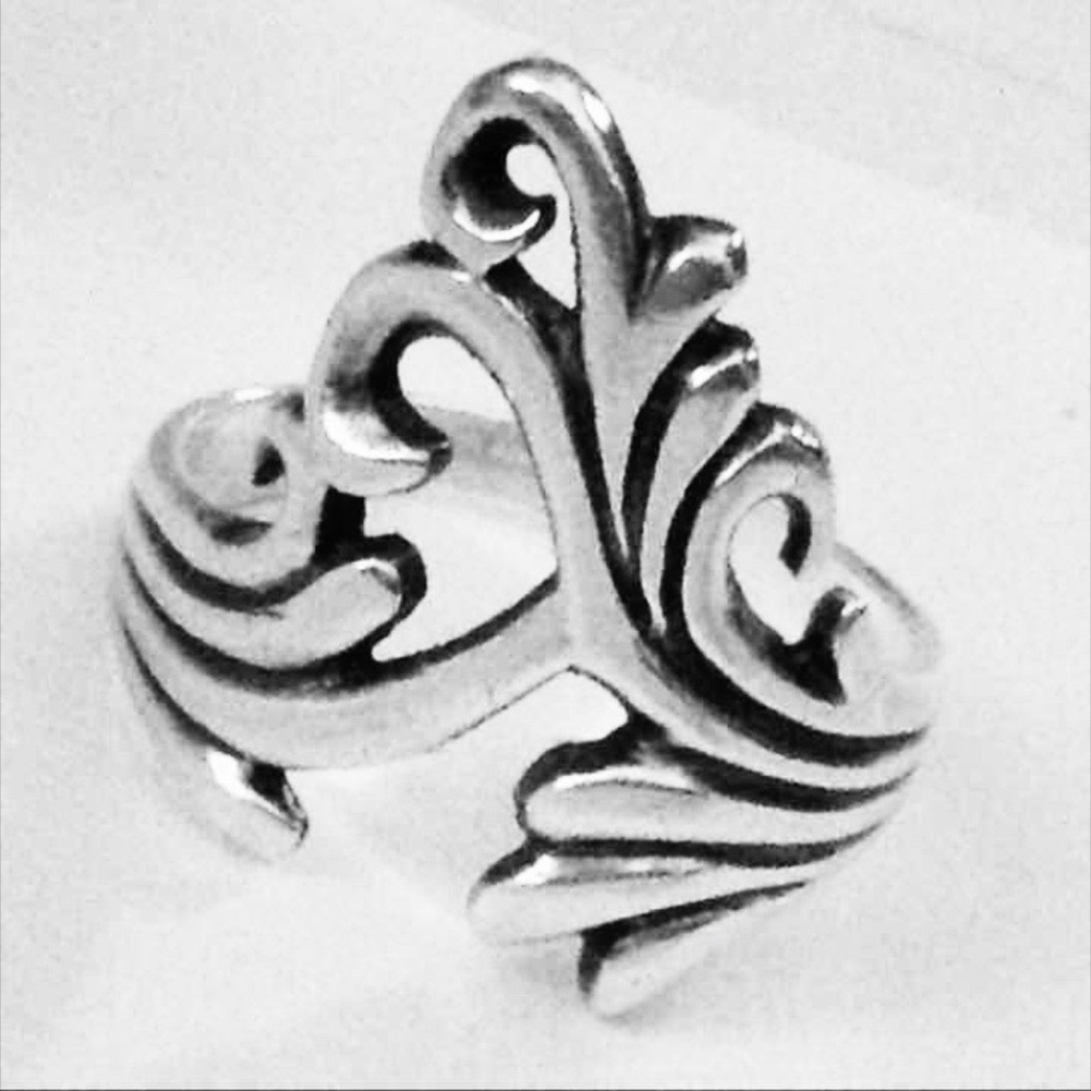 Gorgeous Art Nouveau Sterling Silver Ring