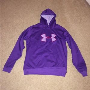 Comfortable Purple Under Armour hoodie!