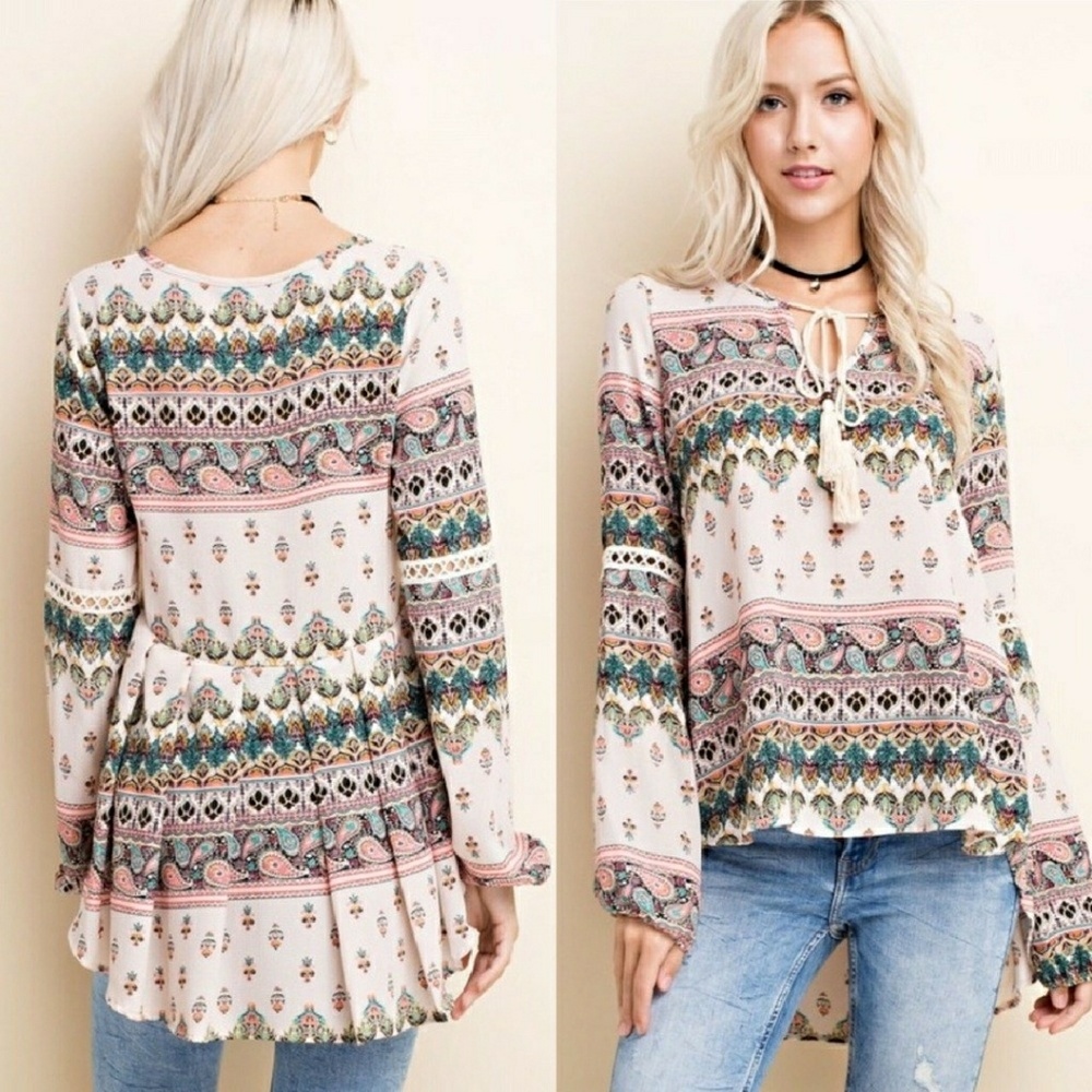 Beautiful tassel top
